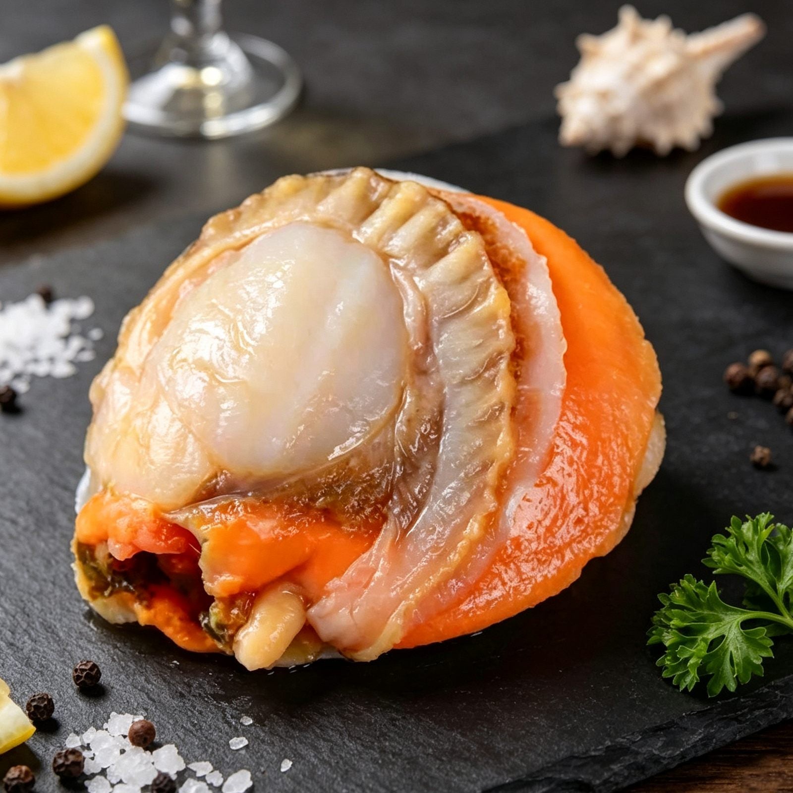 Wild Frozen Scallop Meat 1kg